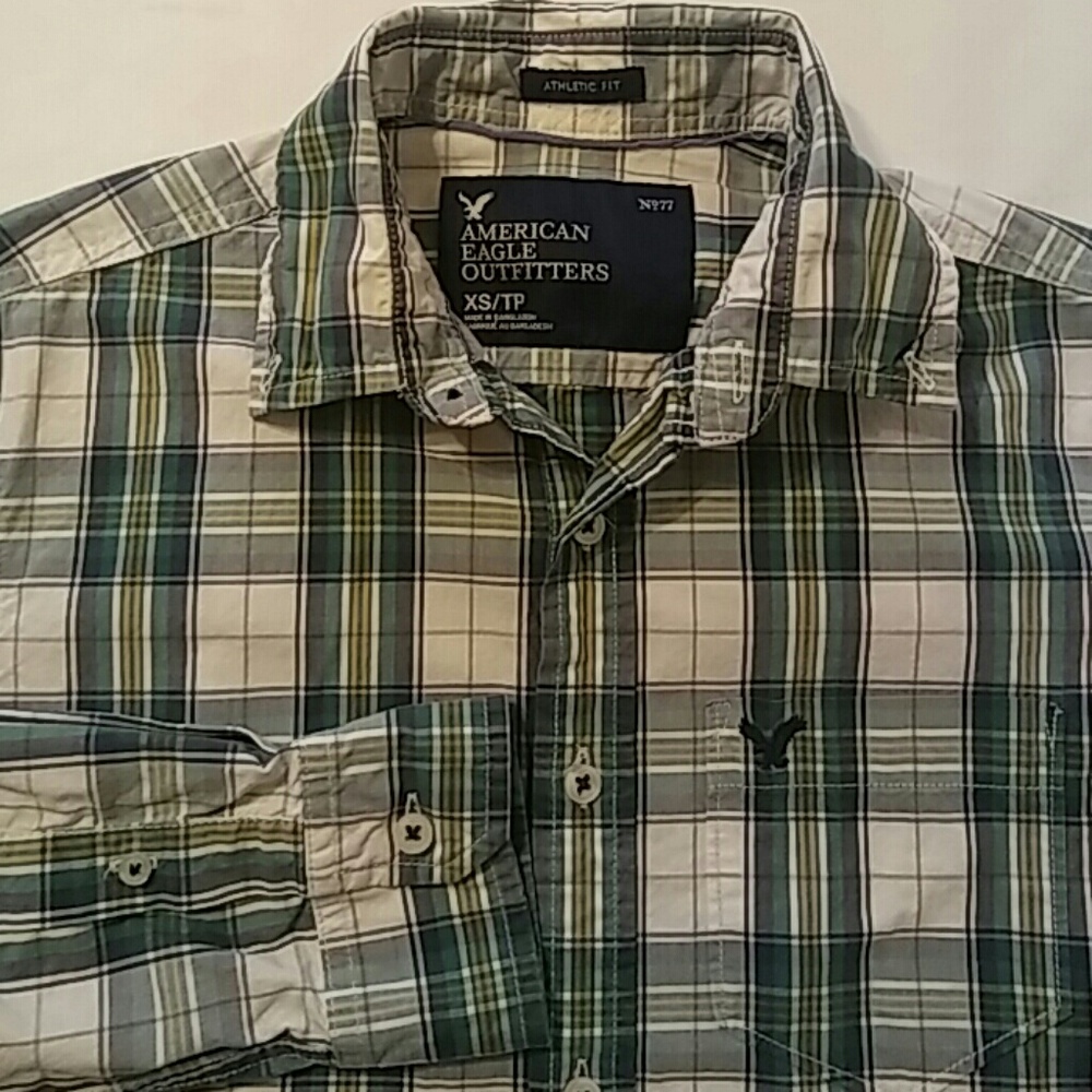 American Eagle Outfitters Men XS/TP Button Shirt